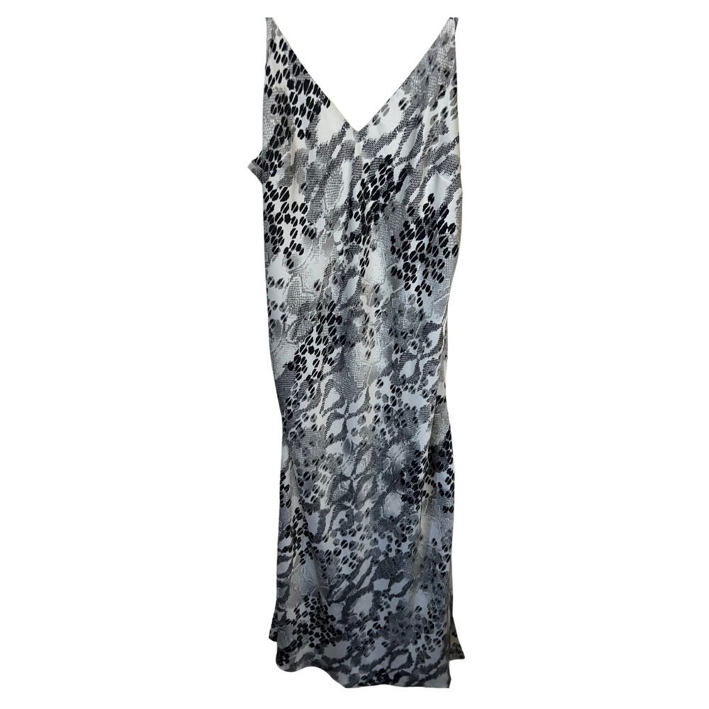 Express Snake Print Midi Dress Lined Size Large